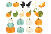 Pumpkin Patch clipart bundle, an Illustration by SugarPickle Clip Art (Thumbnail 3 of 4)