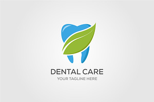 Dental Care Or Dentist Logo Design