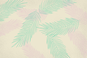 Procreate Tropical Leaves Brush Kit