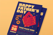 Happy Father's Day Flyer, a Flyer Template by Tokosatsu (Thumbnail 2 of 3)