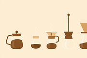 35 Vector Flat Coffee Tools Set, an Object Graphic by adenpinkstore (Thumbnail 4 of 17)