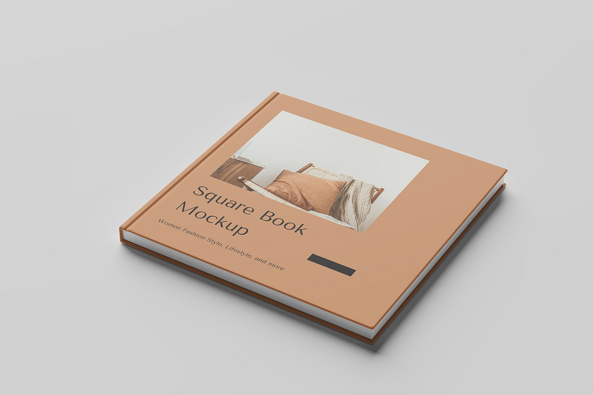 Square Book Mockup, a Books & Magazine Mockup by Tokobeta (Photo 4 of 13)