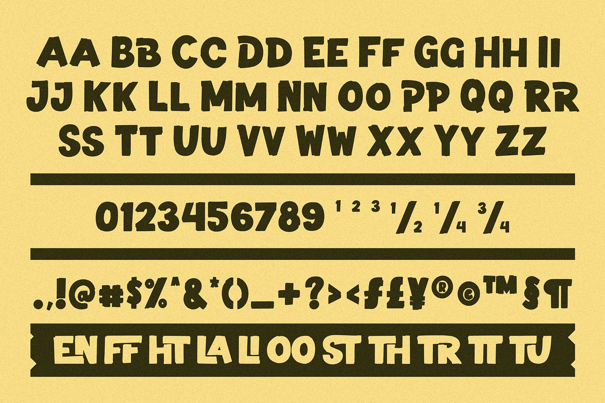 Doodzen, a Sans Serif Font by graphicook (Photo 2 of 10)