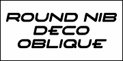 Round Nib Deco JNL, a Sans Serif Font by Jeff Levine Fonts (Thumbnail 4 of 5)