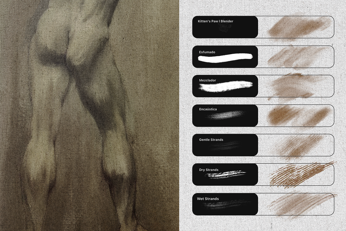 Procreate Old Masters Legacy, a Brush Add-On by Brush Moment (Photo 4 of 19)