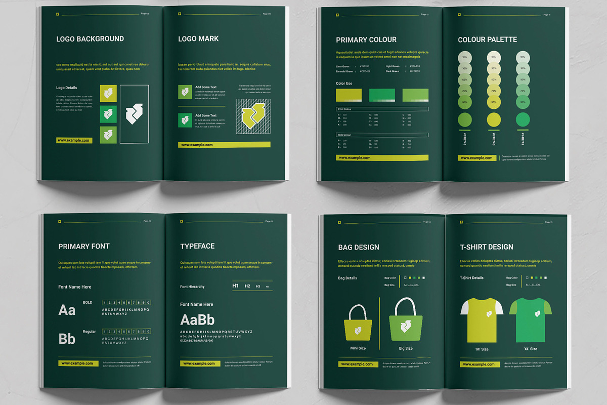 Brand Guidelines Book Template, a Brochure Template by MightyDesign (Photo 3 of 6)