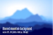 Huge Blue Mountains Vector Set, an Illustration by MSA-Graphics (Thumbnail 4 of 4)