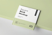 Square Book Mock up, a Books & Magazine Mockup by zippypixelstudio (Thumbnail 9 of 16)
