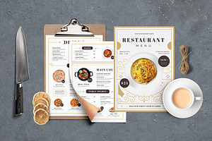 Restaurant Food Menu, a Flyer Template by Creativestoree