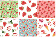 Watercolor strawberry delicious, a Pattern Graphic by lenavetka87 (Thumbnail 2 of 3)