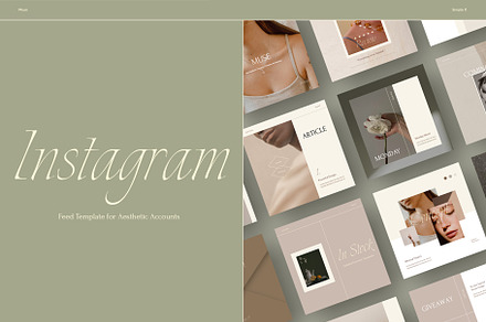 Muse Instagram Kit, a Social Media Template by Simple P.