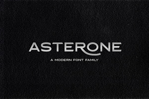 Asterone - Modern Font Family