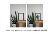 Frame Mockup Bundle - Robusta, a Household Mockup by Saguaro Digital (Thumbnail 8 of 12)