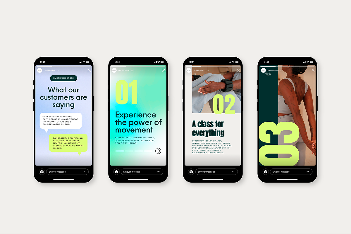 Modern Instagram Posts & Stories, a Social Media Template by LePosey Studio (Photo 5 of 8)