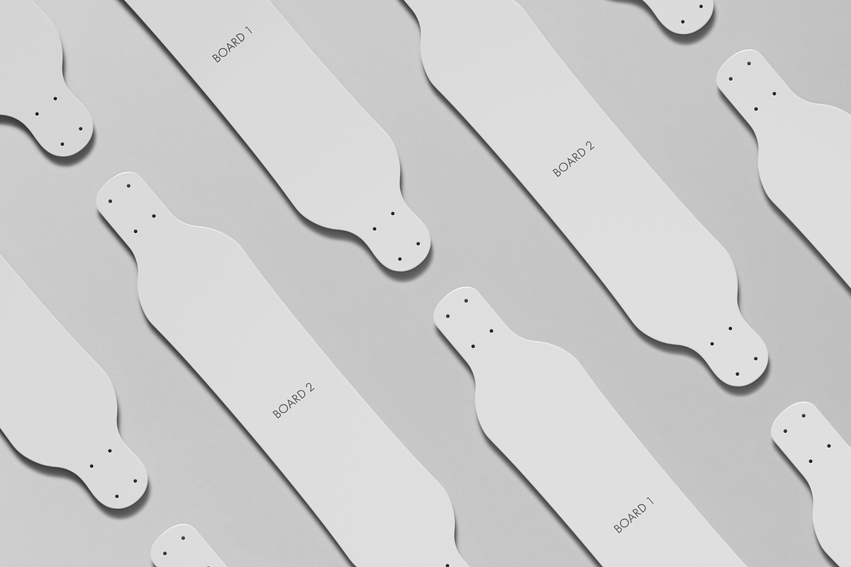Longboard Mockup, a Merchandise Mockup by BLISS DESIGN (Photo 4 of 4)