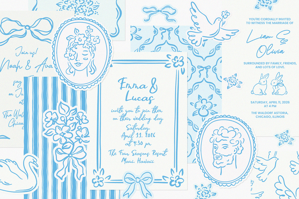 Hand Drawn Whimsy Spring, an Object Graphic by Leila Divine (Photo 3 of 21)