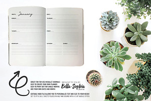 EDITABLE Weekly & Monthly Planner