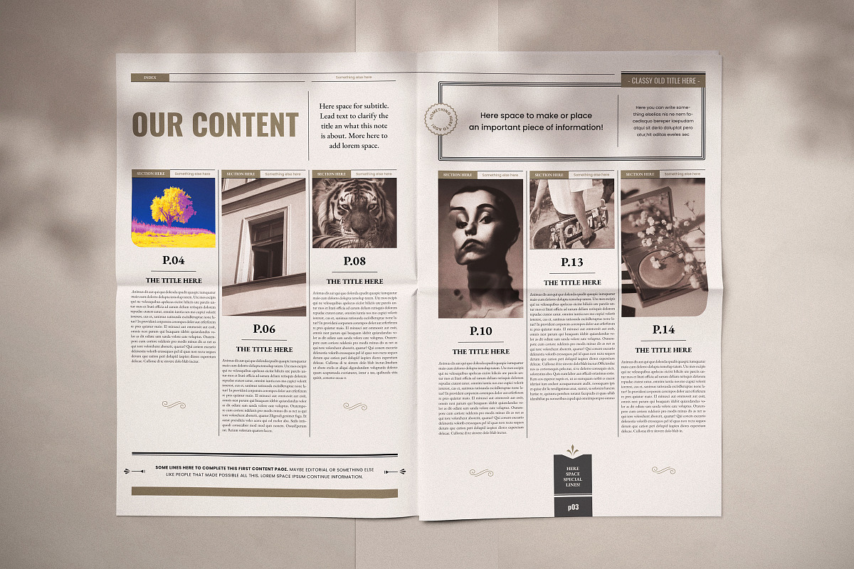 The NeoSpaper Indesign Template, a Print Template by Luuqas Design (Photo 2 of 10)