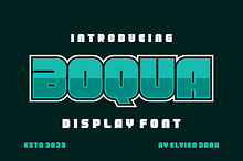 Baqua - Bold Display Font