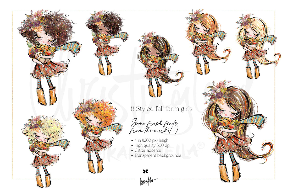 Fall Farm Market Clipart Autumn PNG, a Seasonal Illustration by KaramfilaS (Photo 5 of 11)