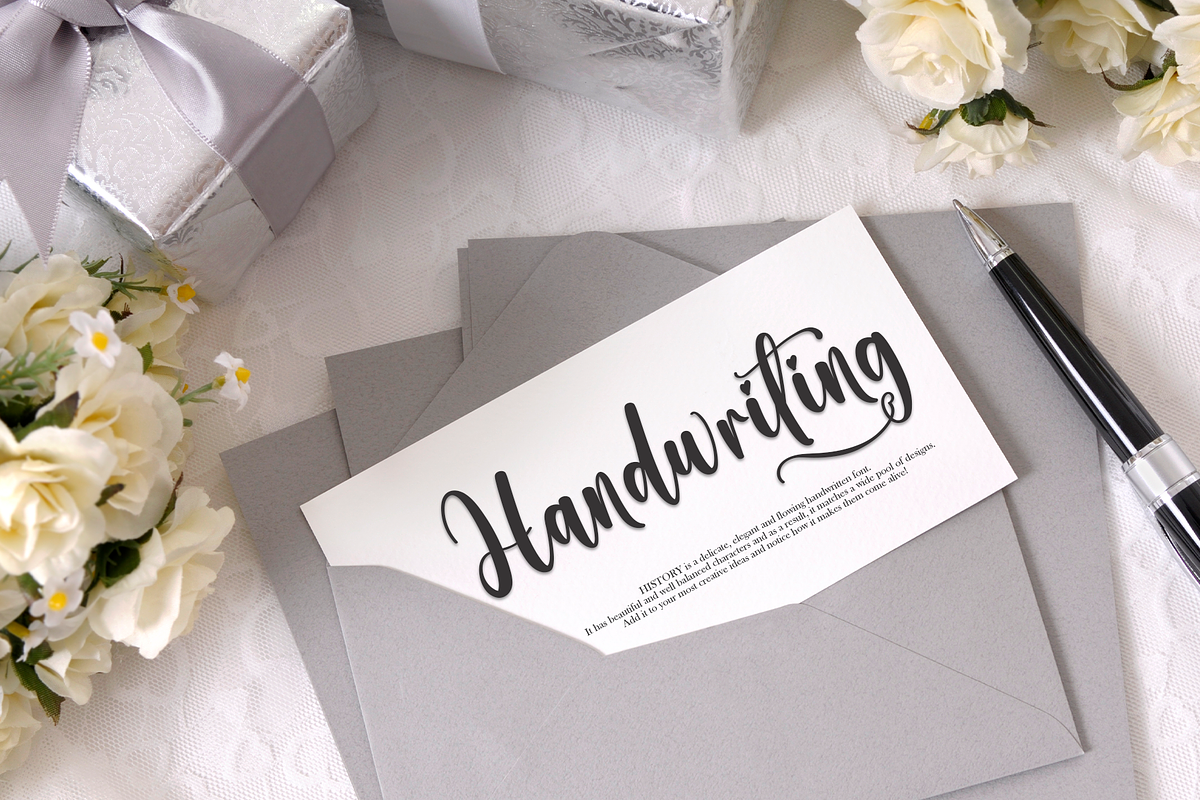 History, a Handwritten Font by Creative Writting (Photo 7 of 7)