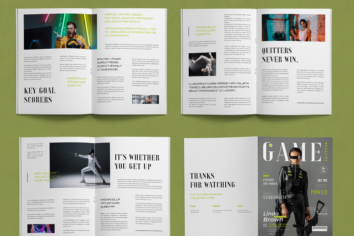 Magazine Layout, a Magazine Template by ContestDesign (Photo 3 of 3)