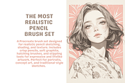 Pencil Sketch Procreate Brushes, a Brush Add-On by nikiartcorner (Thumbnail 3 of 9)