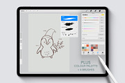 Doodles Drawing Toolkit, a Brush Add-On by Rosangela Curti (Thumbnail 3 of 12)