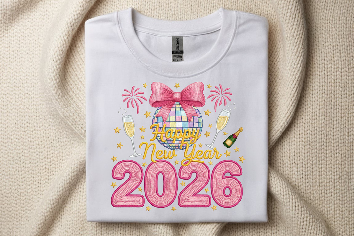 Faux Yarn Happy New Year 2026 PNG, an Illustration by SinaCreation (Photo 8 of 11)