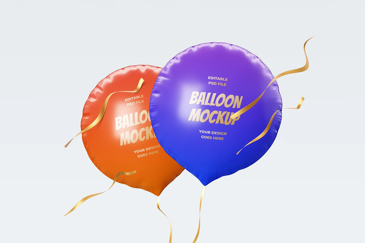 Balloon Mockup, an Advertising Mockup by zpackcreative (Photo 1 of 4)