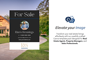 Real Estate Yard Sign, a Poster Template by PittaFinePrint (Thumbnail 2 of 4)