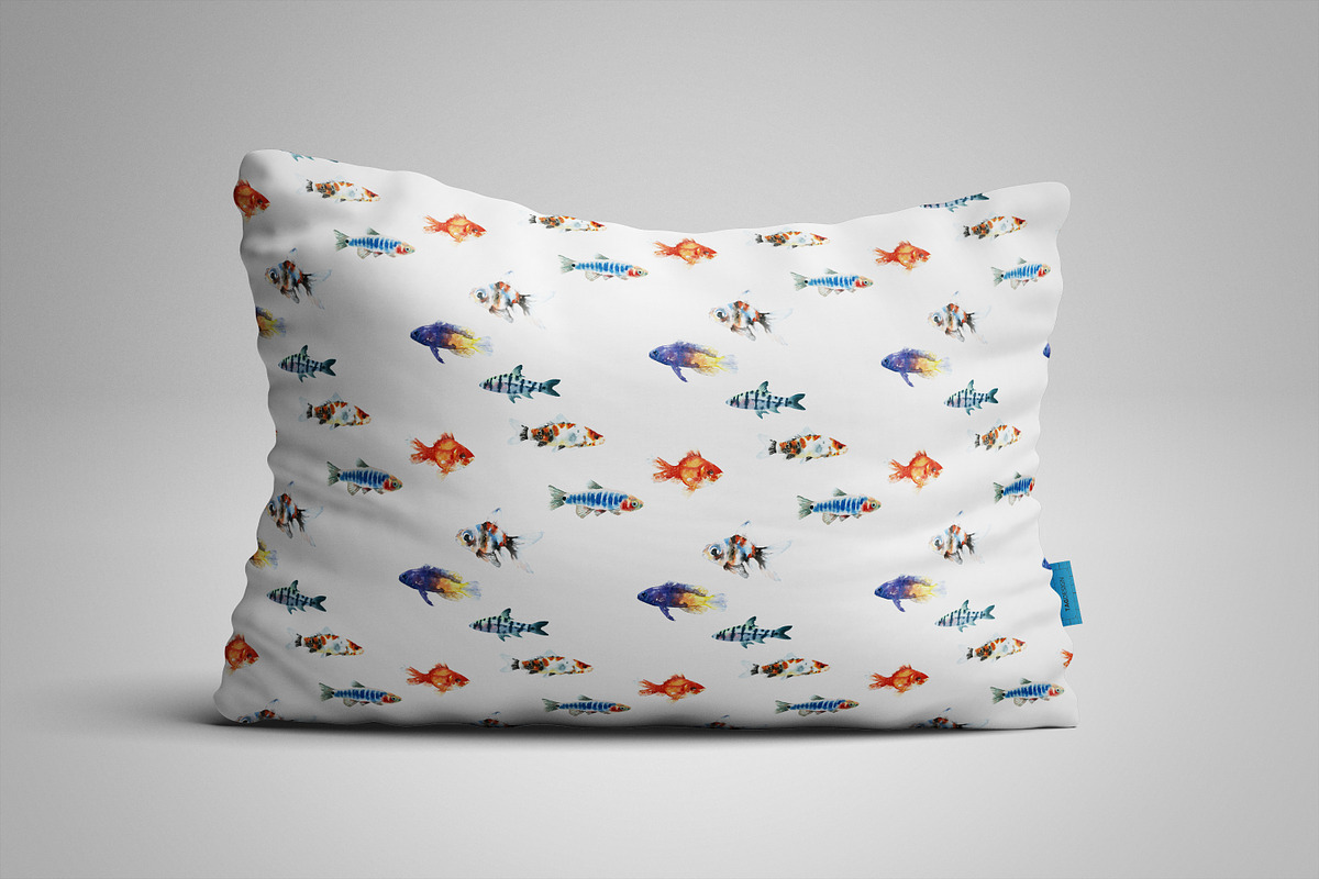 Aquarium Fishes Watercolor Clipart, an Animal Illustration by Catherine Wheel (Photo 10 of 10)