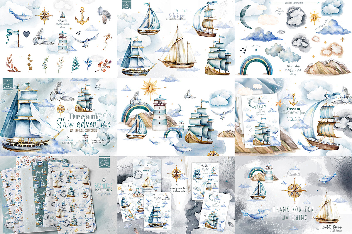 Dream BUNDLE 60% off, a Decorative Illustration by Ann Art Houze (Photo 6 of 11)