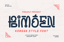 Bimoen - Korean Style Font