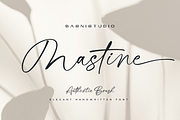 Mastine - Elegant Handwritten Font, a Handwritten Font by Basnistudio (Thumbnail 1 of 16)