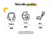 Hand Drawn Hobbies Icons, an Object Illustration by Brickclay (Thumbnail 5 of 8)