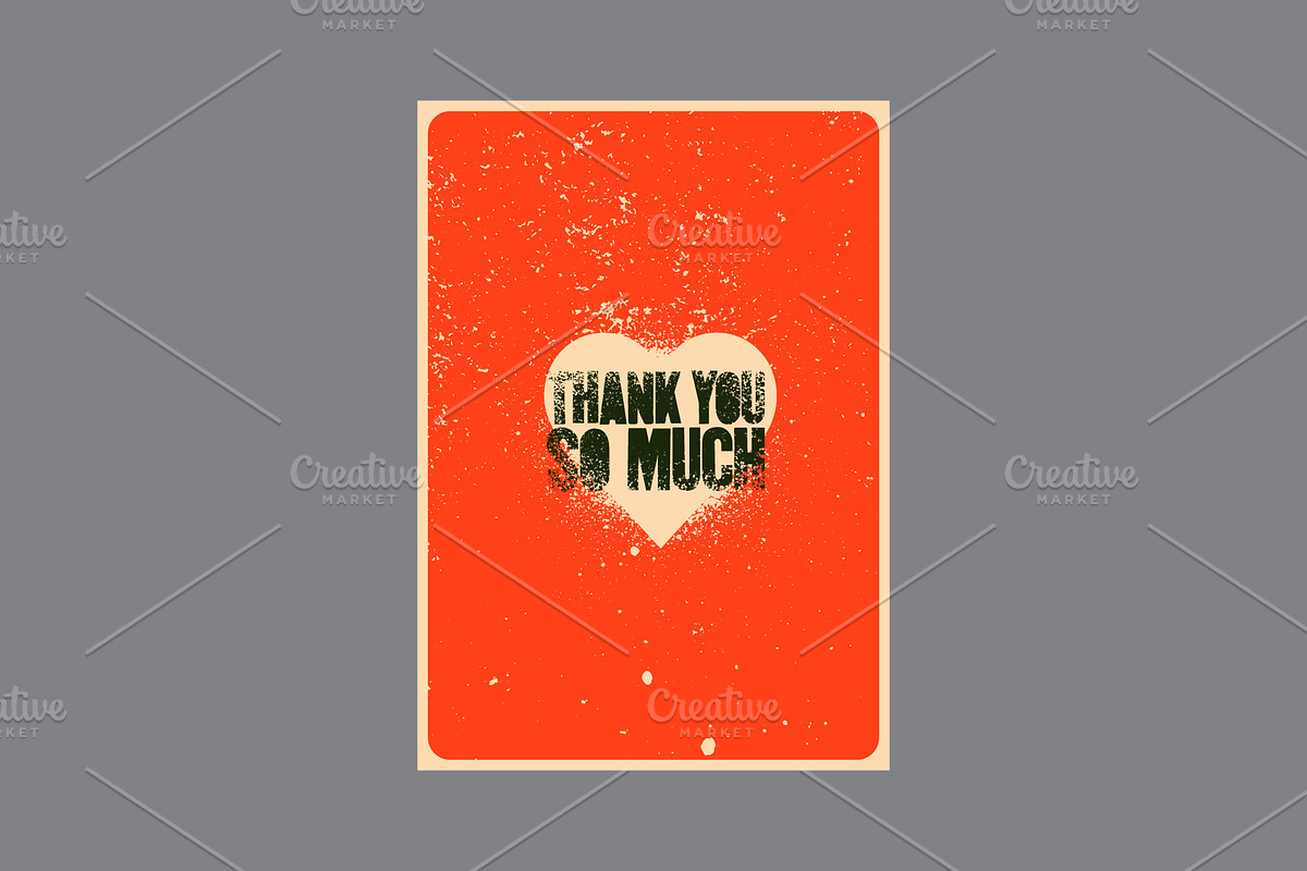 Thank You grunge vector cards set., a Background Graphic by PoPaShop (Photo 2 of 9)