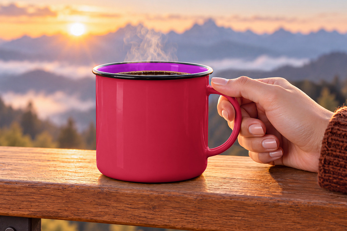 Metal Mug Mockup, a Cups & Container Mockup by Country4k (Photo 3 of 3)