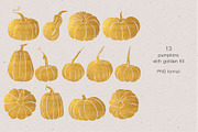 Pumpkins. Graphic collection, an Object Graphic by Vera●Suleimanova (Thumbnail 12 of 14)