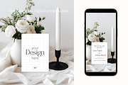 Wedding 5x7 Invitation Mockup, a Product Mockup by Serenefeeling (Thumbnail 5 of 6)
