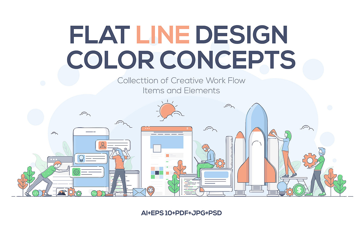 Modern Business concept for websites, a Person Illustration by Creative Graphics (Photo 1 of 12)