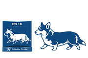 Charming Corgi Vector Art, an Object Illustration by CarWrap design (Thumbnail 3 of 3)