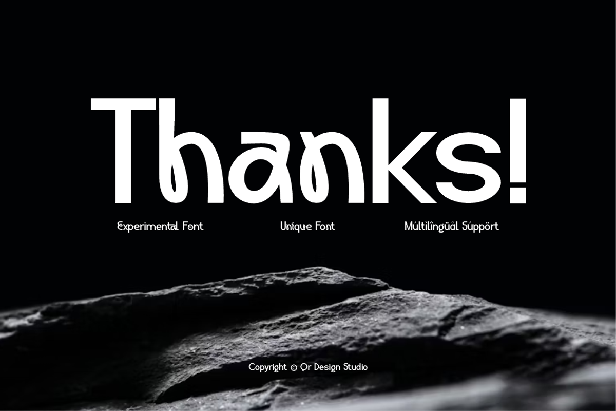 Gasteno - Experimental Unique Font, a Sans Serif Font by QR Design Studio (Photo 14 of 14)