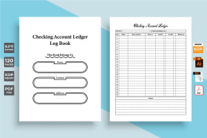 Account Ledger Notebook KDP Interior