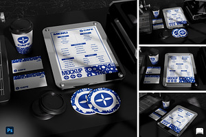 Cafe & Coffee Shop Branding Mockup, a Mockup by Claymoon Lab