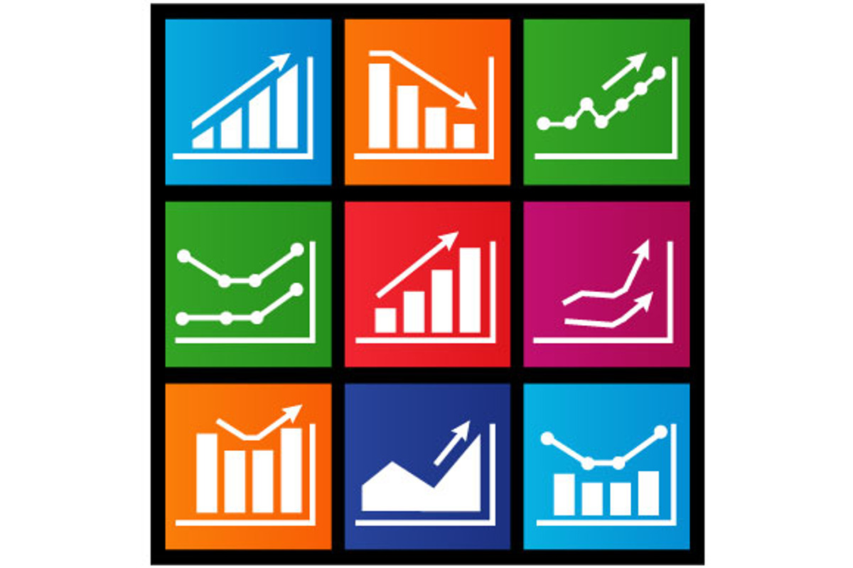 Infographics icons, an Outline Icon by AlexZeL (Photo 2 of 5)