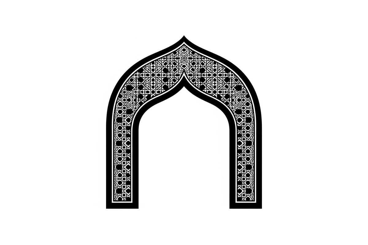 Islamic Arch Window Vector Bundle, an Illustration by yasushie (Photo 30 of 51)