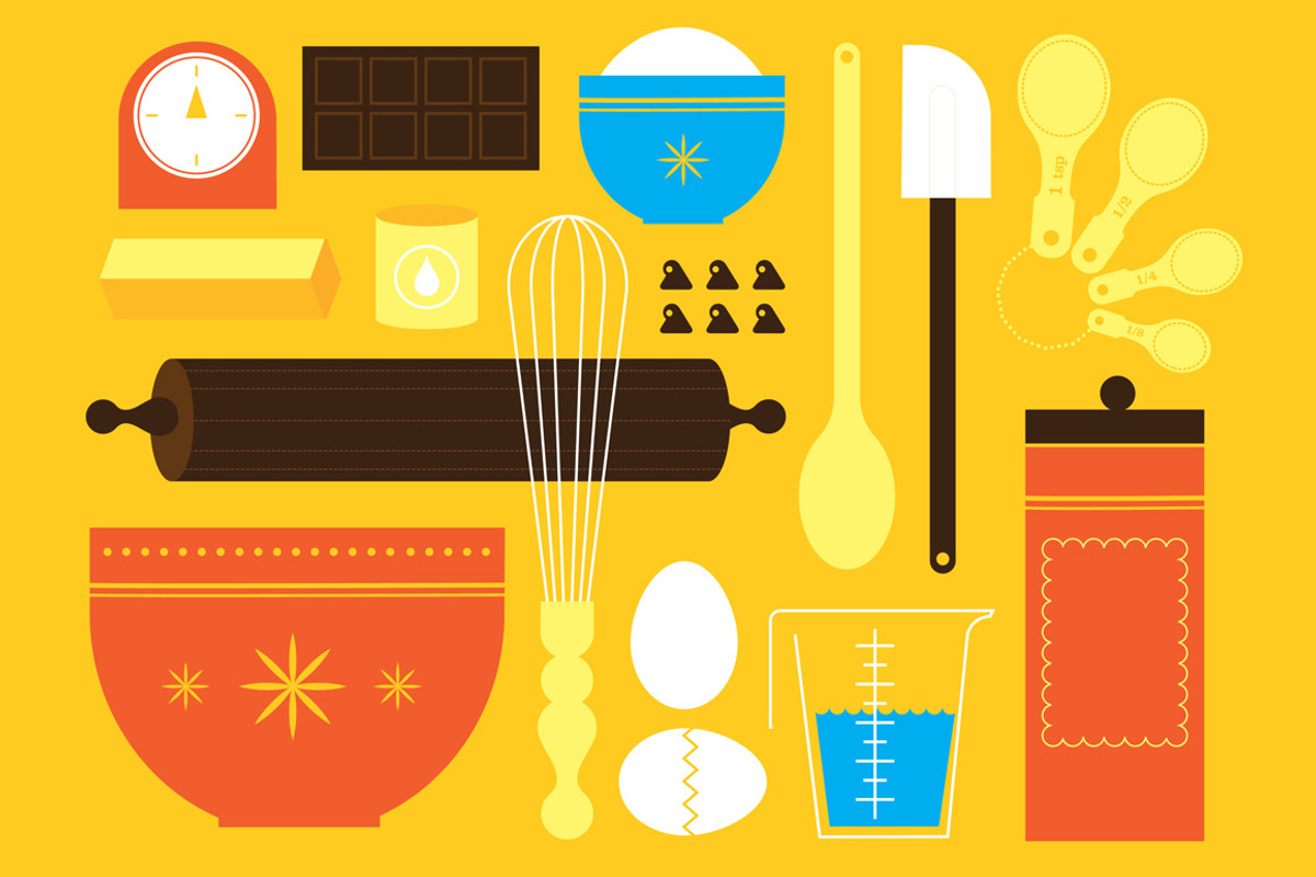 Baking, an Illustration by EightHourDay