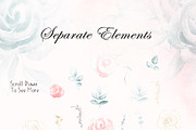Peach Watercolor ClipArt, an Illustration by Creative Shop (Thumbnail 3 of 6)