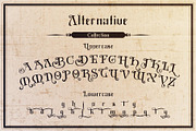 Black Mild Typeface, a Blackletter Font by alit design (Thumbnail 6 of 15)
